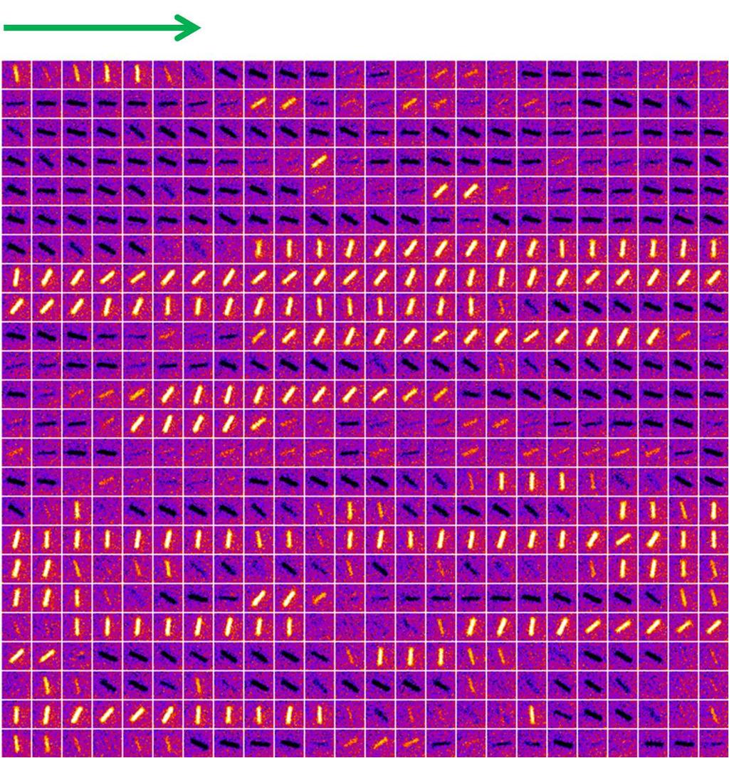 Fig. S12. DIC images of the highlighted Au nanowire 3 in Fig. S10A as a function of time.