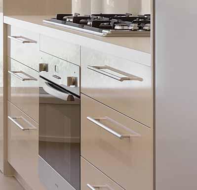 Polytec offers a range of bench tops that reflect current kitchen trends, giving you the option of both square and curved