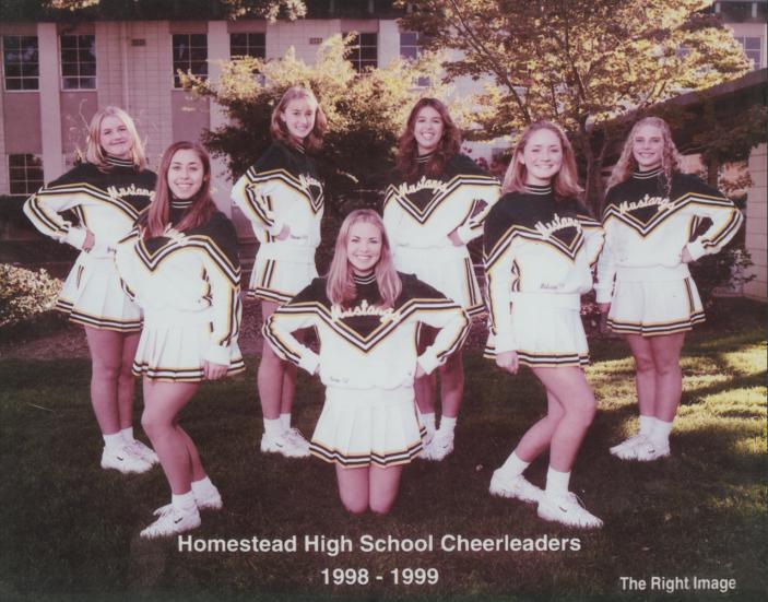 Below is precious cheerleader photo that a father of one of the daughters sent me to restore. As you can see there was a significant magenta color shift.