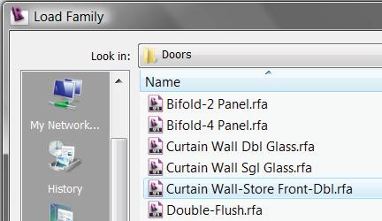 STEP 1: Back to your Revit fi le _ from the Project Browser double-click on Level 1 _ type shortcut WA (wall) _ set the type of wall to Storefront _ draw a curtain wall on the South Wall as