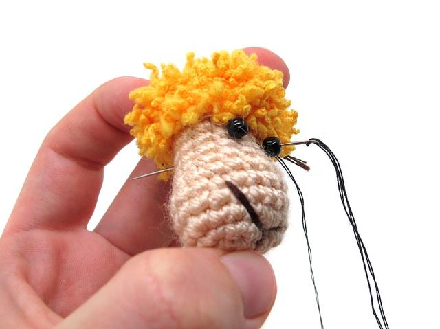 These sheep are small enough to be a magnet, keychain, hang on your phone or backpack