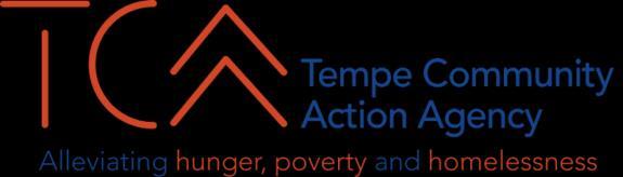 Donor Recognition Art Project For more than 50 years, Tempe Community Action Agency (TCAA), an Arizona nonprofit organization, has been committed to the mission of alleviating hunger, poverty, and