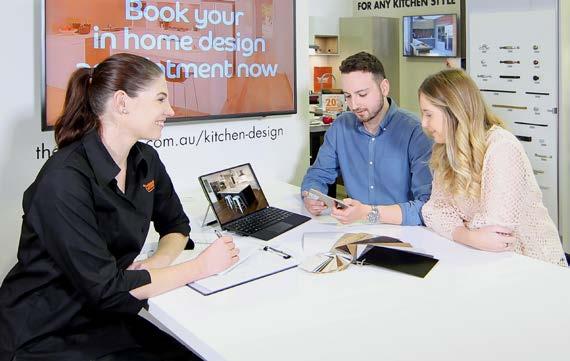 THE XPRESS WAY Designer visit Take the first step to an Xpress kitchen by booking a FREE design consultation at a time that suits you in your home or at one of our showrooms.