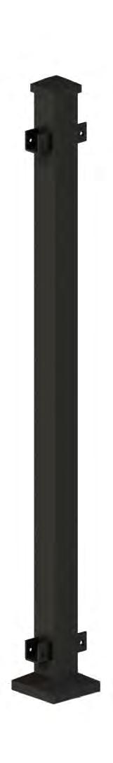 Blank Posts are available in 5 heights; select the one that best fits your rail height.