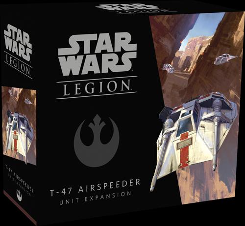 Outfitted for Cold Announcing the T-47 Airspeeder Unit Expansion for Star Wars : Legion Rogue Group, use your harpoons and tow cables!