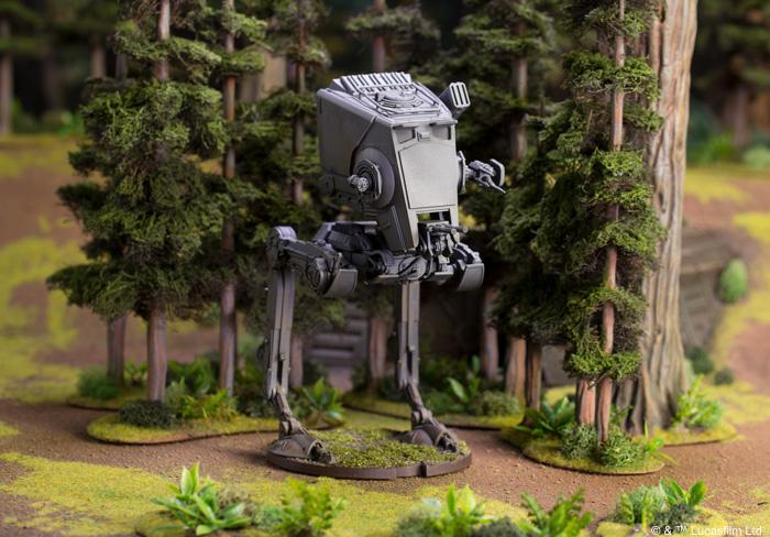 Unstoppable Force Whether you deploy them in the tight, forested confines of a planet like Endor or the sweeping plains of a planet like Lothal or Hoth, each AT-ST you bring to the battlefield is