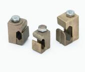 BONDING AND GROUNDING PRODUCTS DISTRIBUTION CONNECTOR Used to provide a solderless connection between ground wires Vise-type connectors made of corrosion resistant, high strength bronze Fast, easy