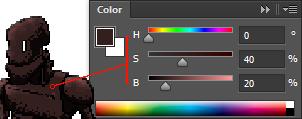 Figure 18: In the image to the left there is the Layer Options menu in Photoshop CS6 which could possibly be an important part of a tutorial.