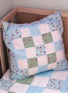 Quilted Kits By Sarah Payne Quilted Cushions Finished size: x ( x cm). LA0 Pink.