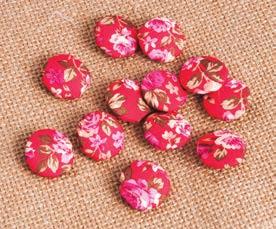 Fabric Covered Buttons.