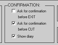 Make sure that the Show diary checkbox is enabled in Appearance Settings under the Options menu. This forces g.
