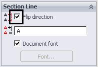 Creating a section view To create a section view, choose the section view icon, then draw a line through the middle of the plan view.
