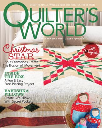 Quilter s World magazine unites this group of crafters by sharing patterns designed to create dazzling quilts in all sizes, with quilt
