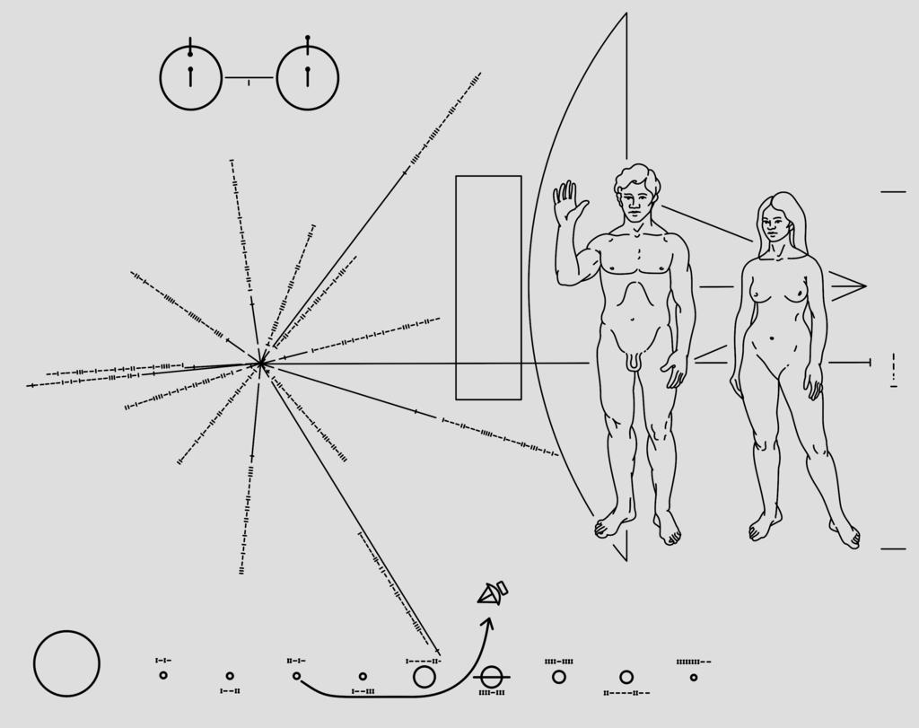 Introduction: Human Culture and Space Heritage 3 Figure I.1. Plaque depicting humans on Pioneer 10 (photo 668774, courtesy of NASA Ames). is shared and patterned within individual societies.