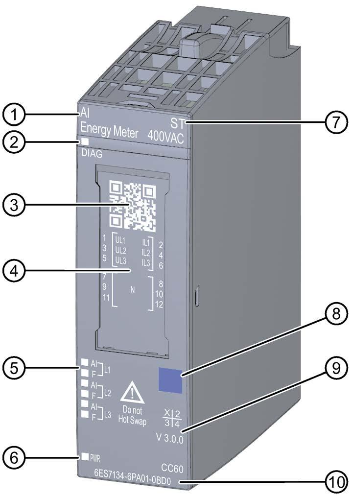 Product overview 2.2 Properties of the AI Energy Meter 400VAC ST 2.