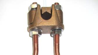 EARTHING PARKS, TYPE - EBC Earthing Parks are made by fitting type CBC copper bonding clamps