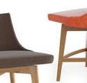 Upholstered stool SNS 8141 D ½ x W x H Available in and seat heights Available