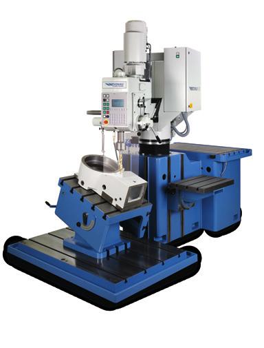 DONAUMERIC AND DONAUPORT RAPID RADIAL DRILLING MAcHINEs Efficiency is not a mattter of a sole machining solution, but the result of many intelligent solutions DONAUMERIC 440 and DONAUPORT 540 are our