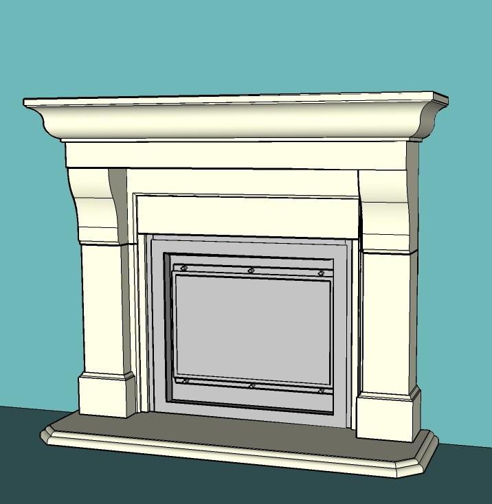 The 530 firebox must be installed so that it is the height of the hearth from the finished floor 2 from the finished floor, and will rest upon the hearth.