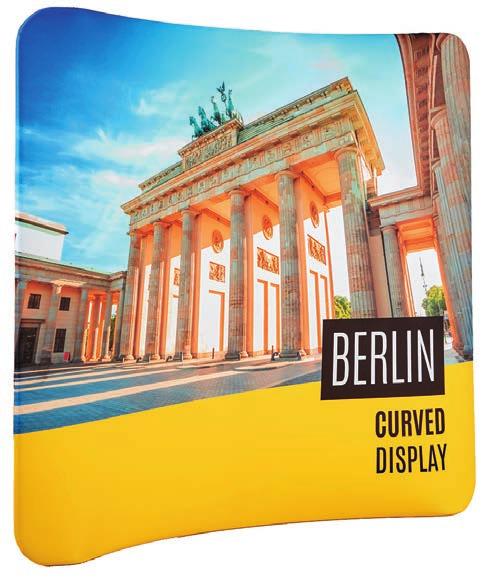 OFFER OFFER 0.5m 0.5m 2.5m 3.0m BERLIN FABRIC BACKDROP Features: 2.3 x 2.