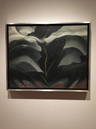 Georgia O Keeffe (1887-1986), Black Place II,