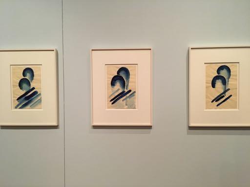 Georgia O Keeffe (1887-1986), Blue #2, #3 and #4, 1916