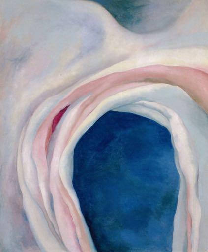 Georgia O Keeffe (1887-1986) Music Pink and Blue No 1, 1918 Oil on canvas,