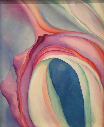 Georgia O'Keeffe (1887 1986) Music, Pink & Blue