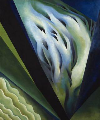 Georgia O Keeffe (1887-1986) Blue and Green