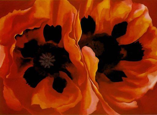 Georgia O Keeffe (1887-1986) Oriental Poppies,