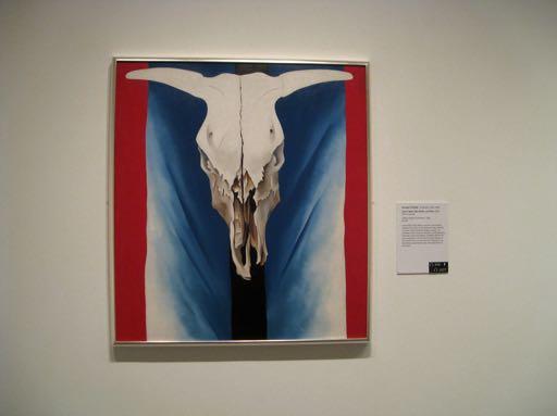 Georgia O'Keeffe (1887 1986), Cow s Skull: Red, White
