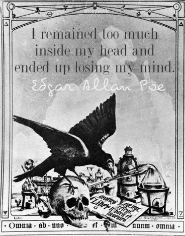 Poe describes his method in writing "The Raven, poem published in January 1845, to instant