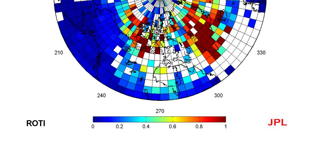 major geomagnetic storm Temporal resolution: 15- minute interval Grid