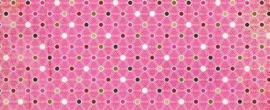 Pack 1 pkg. Opaline Pearls (pink) 1 pkg. Delilah Chipboard Alphabet stickers (dark chocolate/black) 1 pkg.