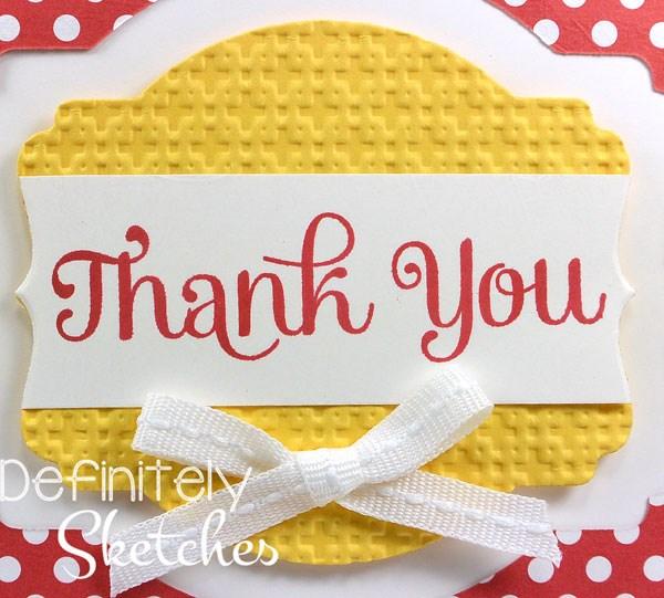 Instructions (continued) Stamps Supplies Four You (WM: 130535, CM: 130538) Card Stock 119683 Daffodil Delight 100730 Whisper White 126902 Polka Dot parade DSP Ink 126949 Real Red Step 6 Then line up