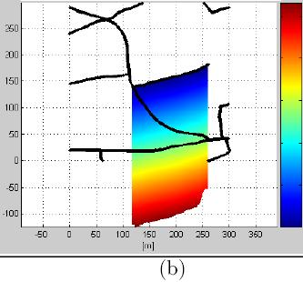 forecasted (see (Hinz et al. 2007)). Figure 4 depicts an example for the prediction of interferometric phase values depending on a car s velocity on a given road axis.