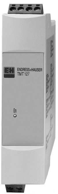 Technical information TI 095R/24/ae Nr. 510 06165 Temperature transmitter itemp RTD DIN rail TMT 127 Pt100 transmitter for an economical, high accuracy temperature monitoring.