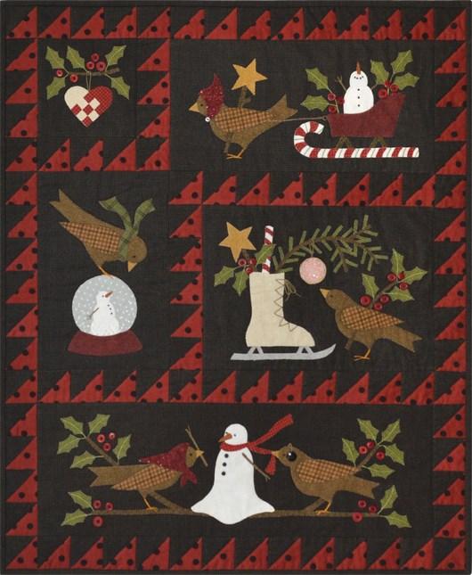 Finished size is 103 x 103. $22.95 per month Bertie s Winter Bonnie Sullivan brings us Bertie enjoying winter in this delightful quilt.