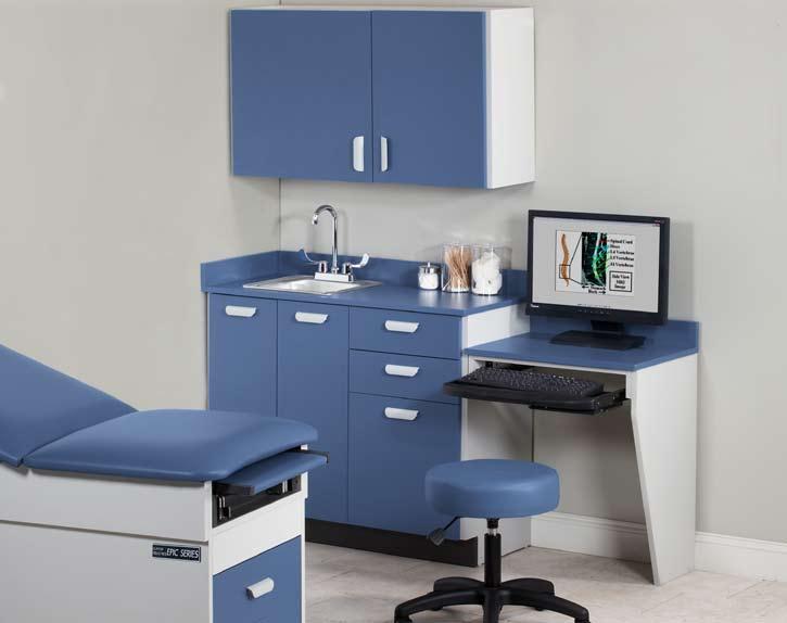 Clinton Managed Quick Care Cabinets are the quickest and most economical way to get quality cabinets for office, clinic or exam rooms.