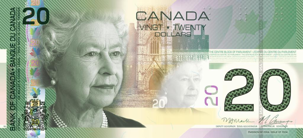 Security Features of the Canadian Journey Series All five denominations have the same security features. Metallic stripe Ghost image Puzzle number Raised ink Metallic stripe Tilt the note.