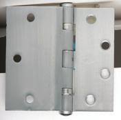 54 5 Knuckle, all earing, Half Surface Hinge or standard weight doors Packed with through bolts, grommets and sheet metal screws A9 A8412 Steel A8411 Steel 4.5 114 0.