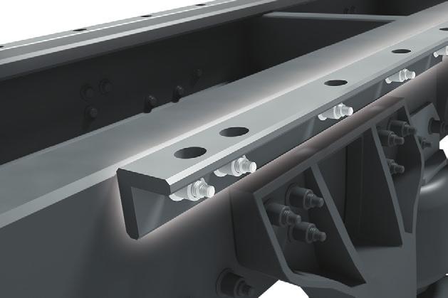 Trucks and chassis both benefit from the use of HuckBolts in several critical applications,