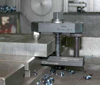 For use when clamping large workpieces or tools that do not allow any space for clamping elements on the tool