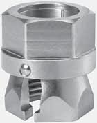 Quick-action clamping nuts No. 6331S Quick-action clamping nut with collar Forged, hardened, strength class 10.