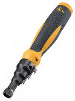 7-in-1 Twist-a-Nut Screwdriver shaft (#35-908) n Head can be used in drill or cordless screwdriver at low RPM n Universal Wire-Nut Wire Connector Wrench in handle 35-098 Conduit Deburrer Head Only #2