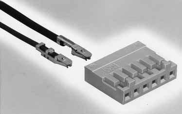 1 By using the ID contact and crimping contact together, different current capacity cables can be mixed in one case. 2 After connection, the contact can be replaced in excellent maintainability.