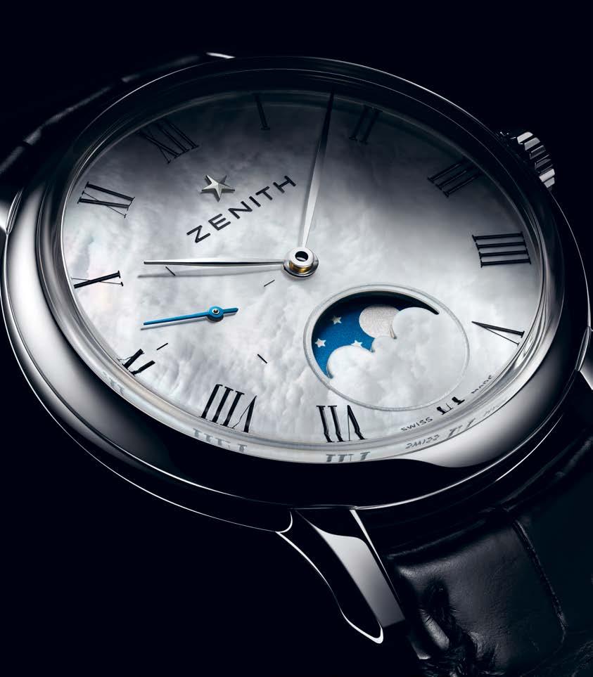 ELITE TIMELESS ELEGANCE BY ZENITH Refined lines, simplicity and refinement.