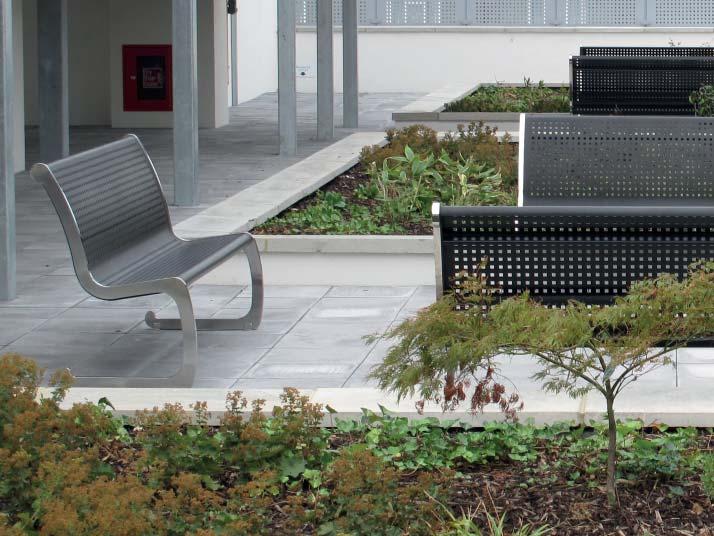 ELTHAM, LIVERPOOL & OXFORD RANGES Contemporary styling at affordable prices The Eltham, Liverpool and Oxford ranges of seats and benches combine a perforated plate seating platform mounted on