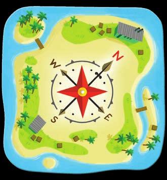 Compass Island 1) Place the Compass Island in the middle of