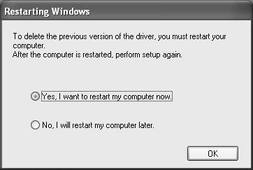 When installing or uninstalling the software in Windows 2000 Professional, log on Windows as the user name of Administrator or Power user.